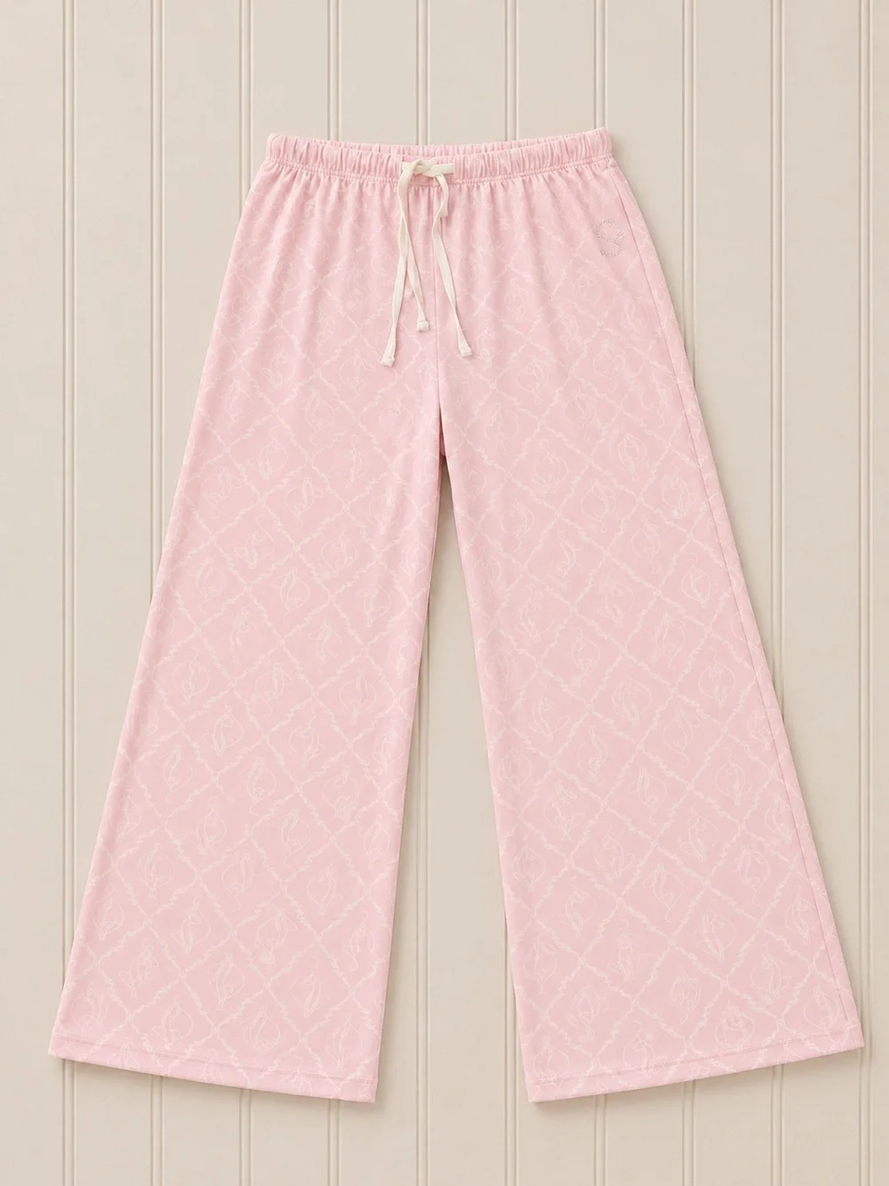 Pink Rhinestone Monogram Pajama Lounge Set NWT